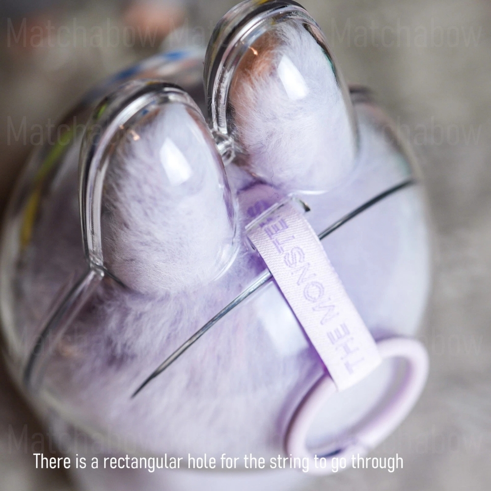 Protective Case Compatible LABUBU Have a Seat Crystal-Clear Hard Display Sitting - Picture 3 of 13